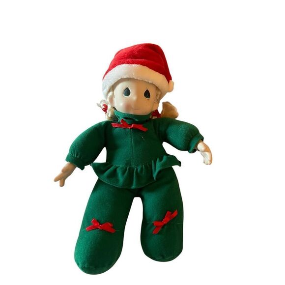 Vintage Precious Moments Limited Edition Nikki Christmas Stocking Doll 14" - Picture 1 of 10